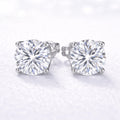 1.5ct Round Lab Diamond Stud Earrings EF-VS, 14K gold | i Luv Jewelry