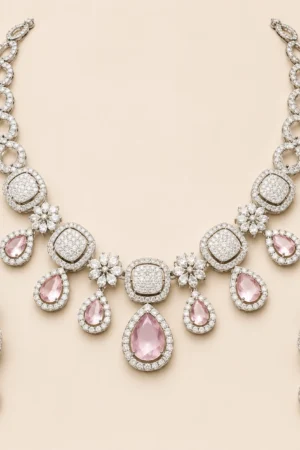 Blush Blossom Necklace Set