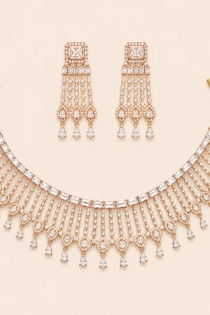Clear Tear Fringe Collar