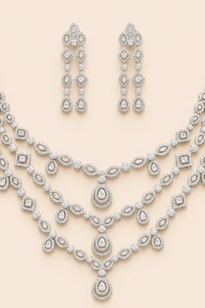 Silver Layered Step Set