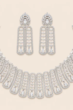 Silver Regal Choker Set