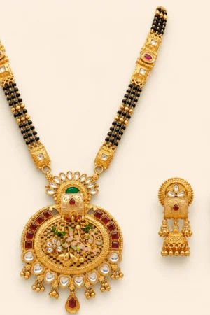 Royal Peacock Mangalsutra Set