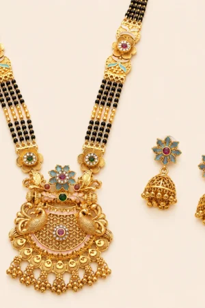 Ruby Star Mangalsutra Set