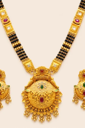 Emerald Star Mangalsutra Set