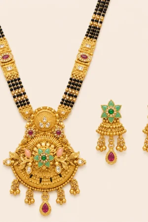 Sacred Lotus Mangalsutra Set