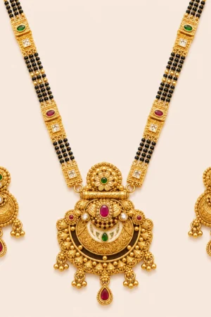 Nouveau Crescent Mangalsutra Set