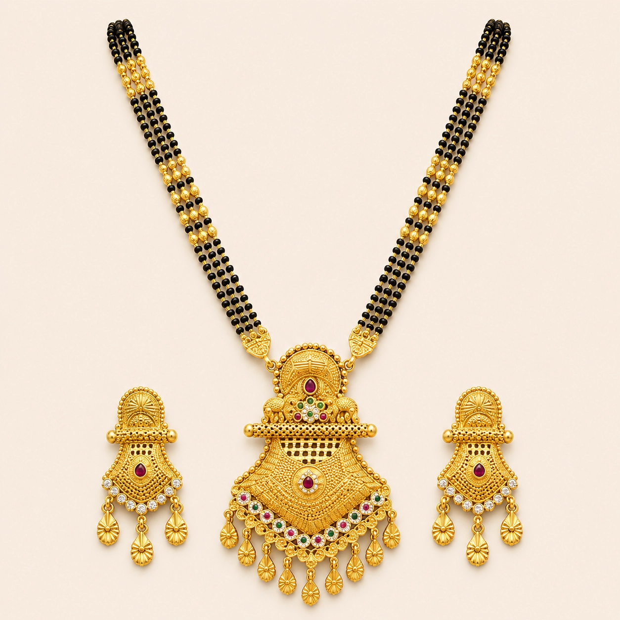 Art Deco Mangalsutra Set