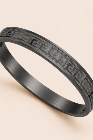 Striped Black Kada