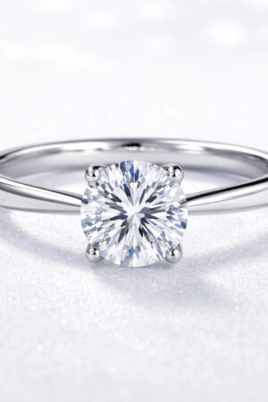 1ct Round Lab-Grown Diamond Solitaire Engagement Ring