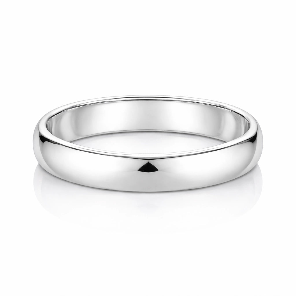 High Polished 14k Yellow Gold Classic Wedding Band - Image 3