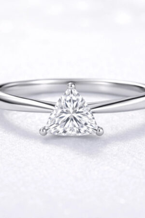 1ct Triangular Lab Diamond Engagement Ring in 14K Gold