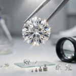 Lab grown diamond 4Cs grading loupe