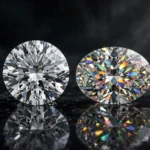 Lab grown diamond vs moissanite comparison